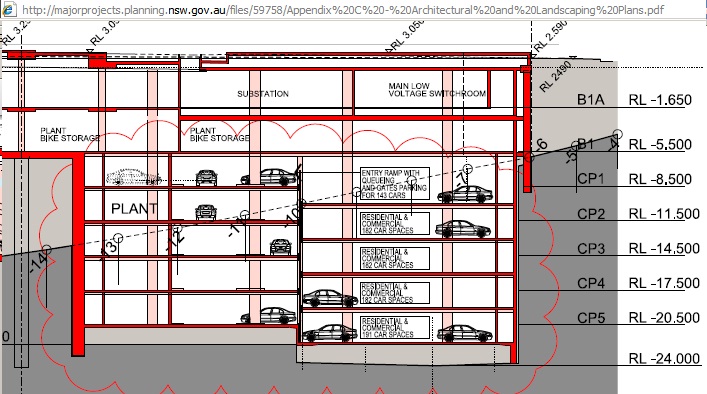 underground parking lot floor plan