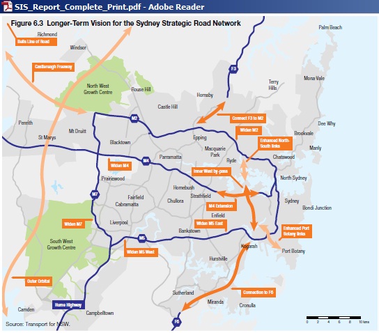 Sydney Toll Roads Map No Debt Repayment Plan For Sydney's Toll-Ways