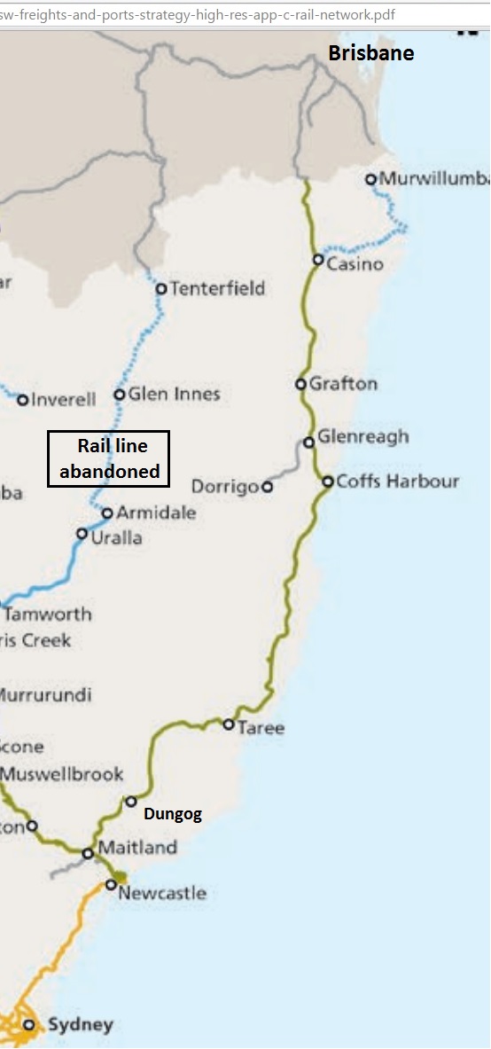 North Coast Railway Line Map Explosions Cut Sydney – Brisbane Rail Tracks Days After Wild Storm